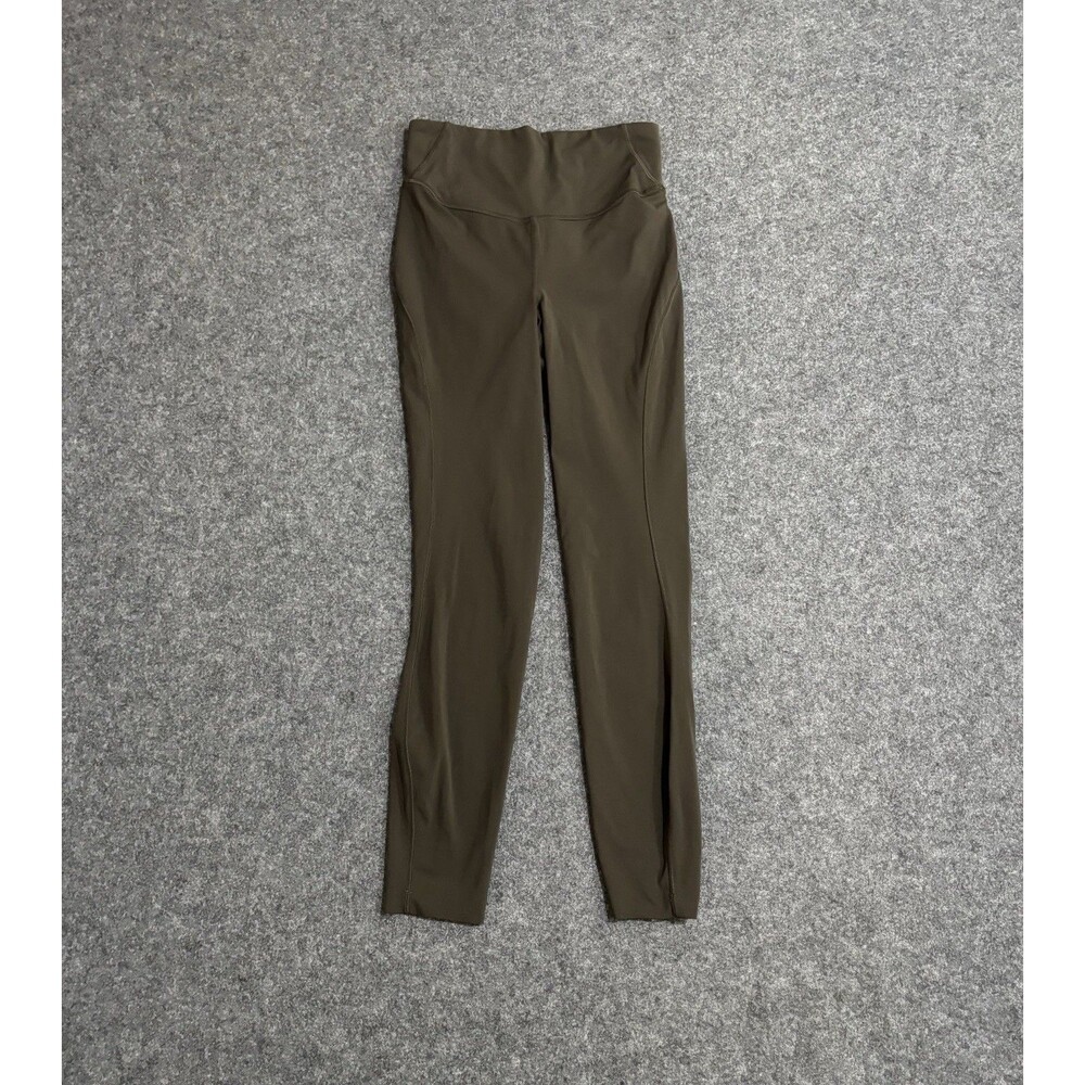 Lululemon Base Pace Leggings Size 4 LW5DKHS Green
